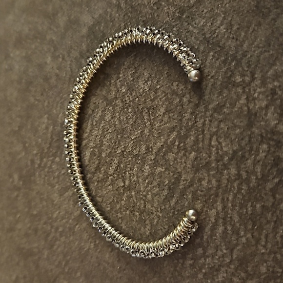 5/$25 HANDMADE Dainty Seed Bead Wire Wrapped Cuff Bracelet - Picture 4 of 4